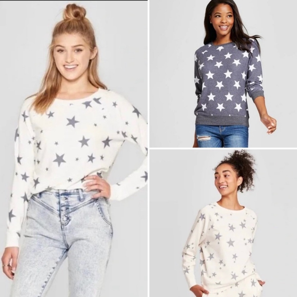 Grayson Threads Stars Sweatshirt NWOT